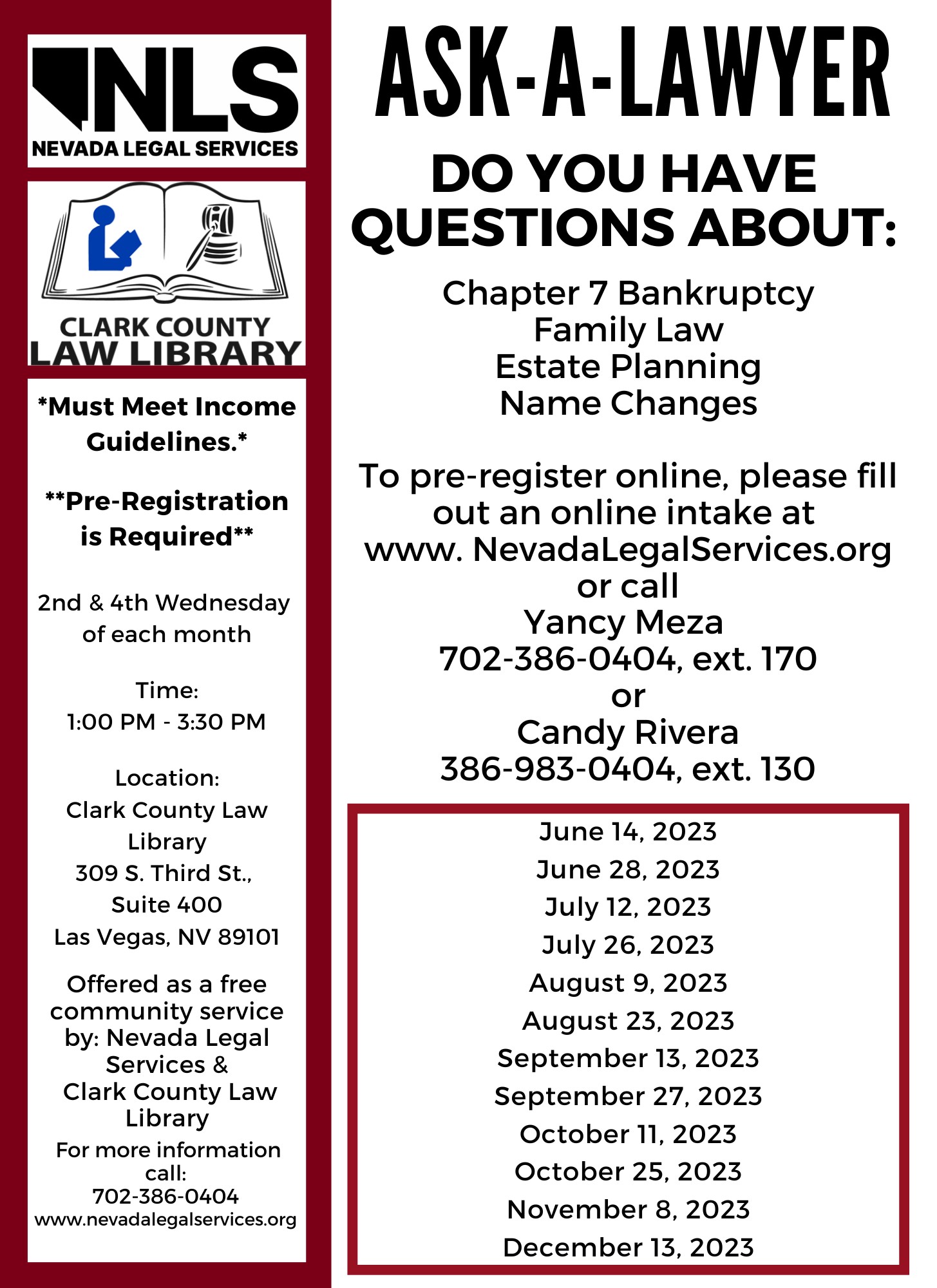 2023 Law Library Events 06.01.23